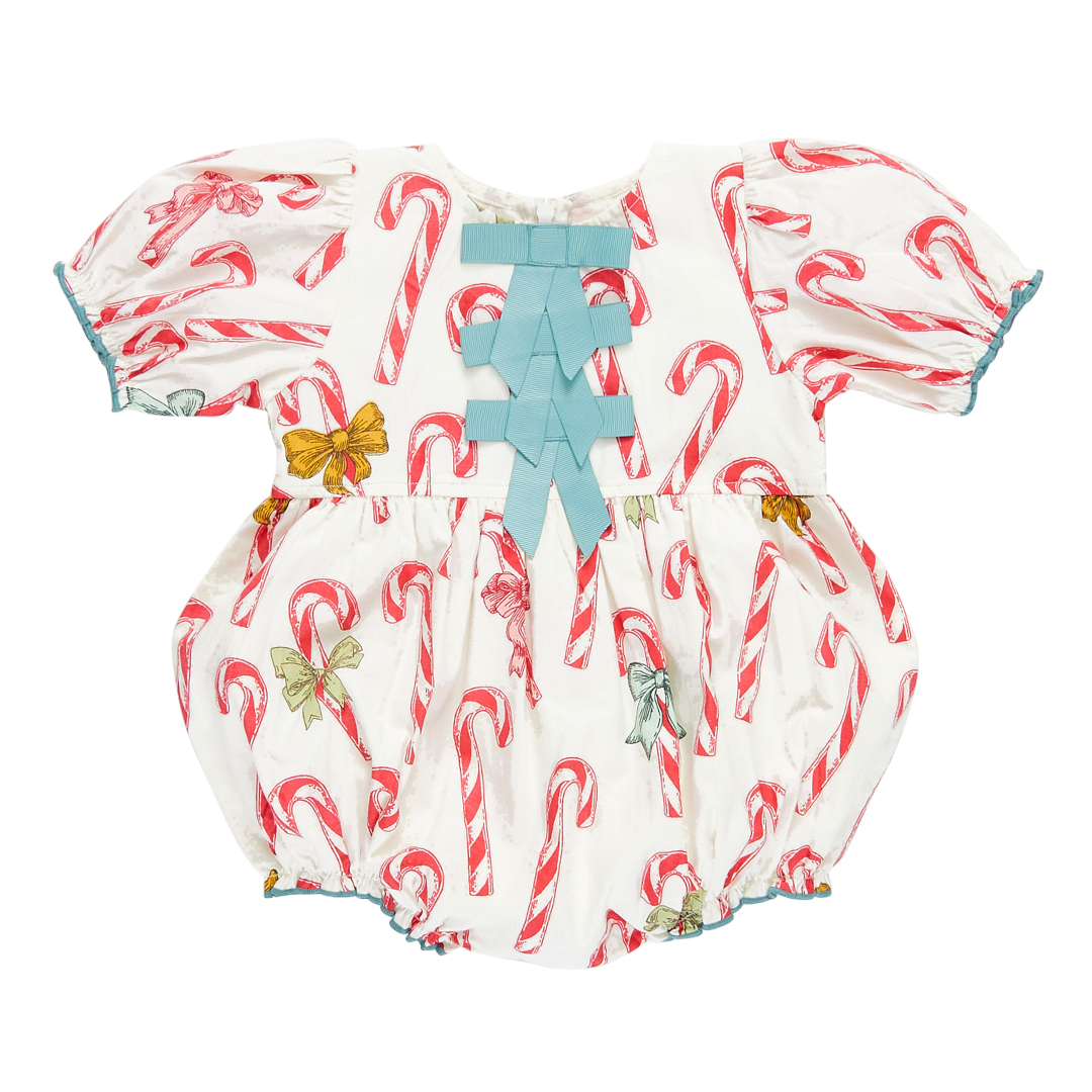 open lace back dress Candy Cane Dreams 18-24 Month / Dress Only main image 0