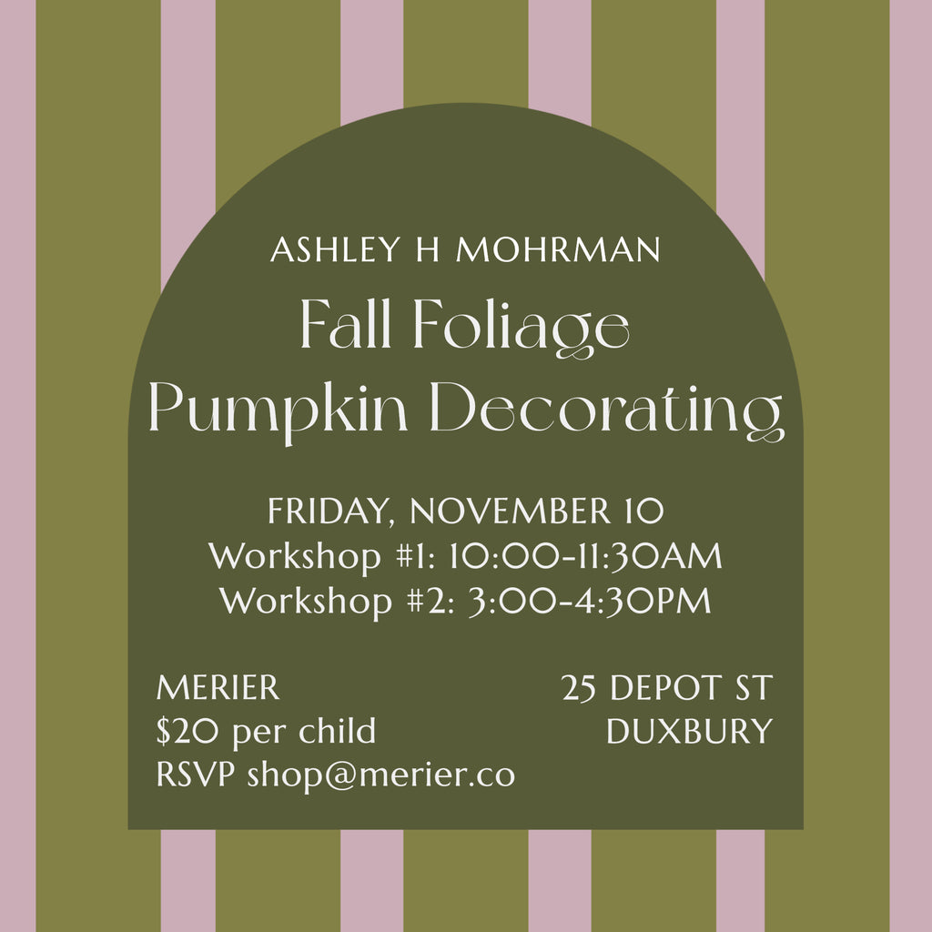 Fall Foliage Pumpkin Workshop