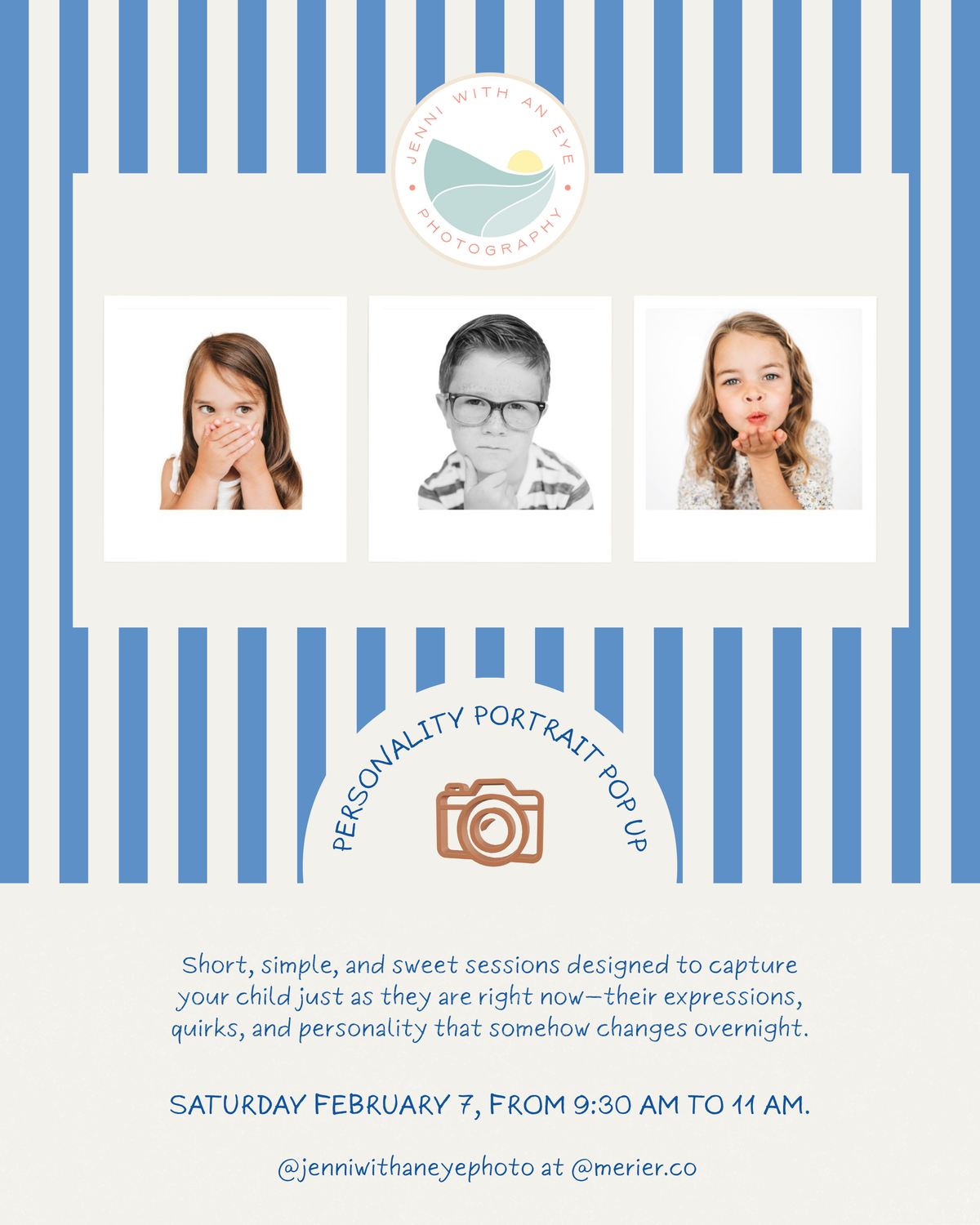 February Portrait Jenni with an Eye Photography | February Personality Portraits – Merier