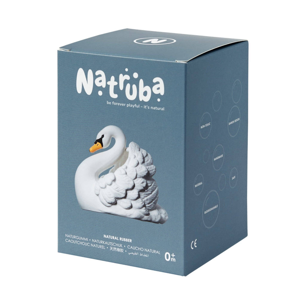 Natural rubber Bathtoy Swan - White | Small