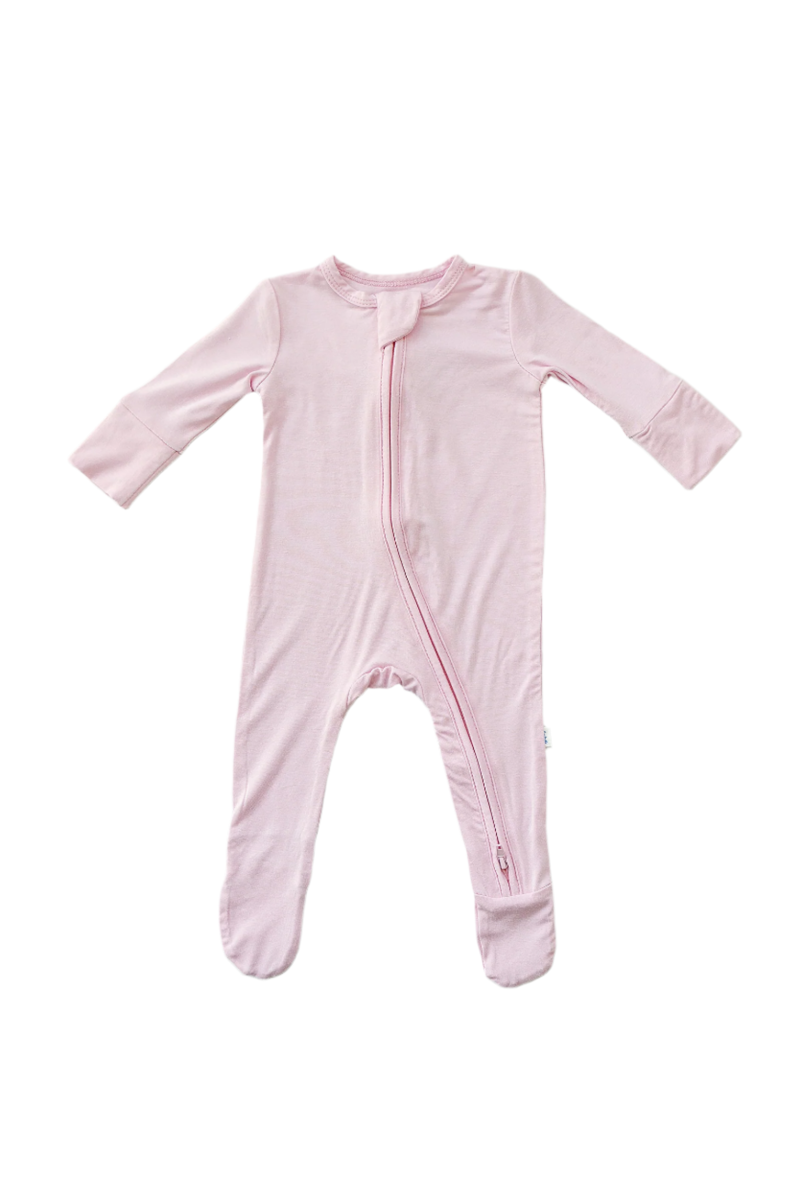 Zip Footie | Fog Grey