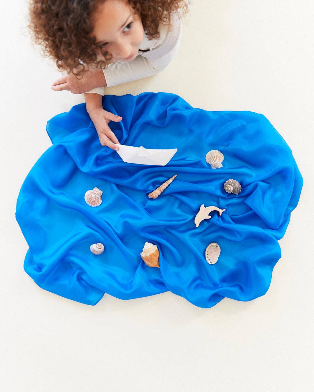 Playsilks - Open-Ended 100% Silk, Natural Waldorf Toys: Rose