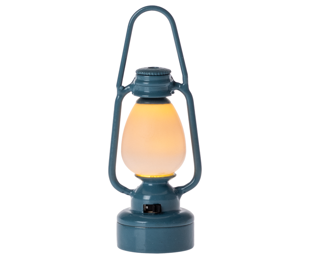 Vintage Lantern, Mouse - Blue