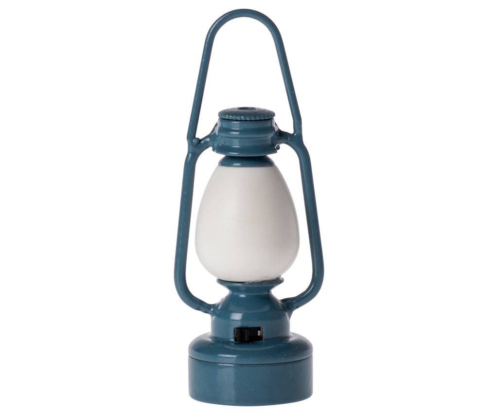 Vintage Lantern, Mouse - Blue