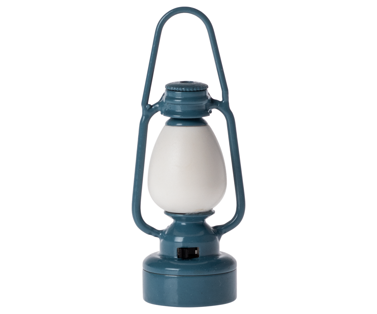 Vintage Lantern, Mouse - Blue