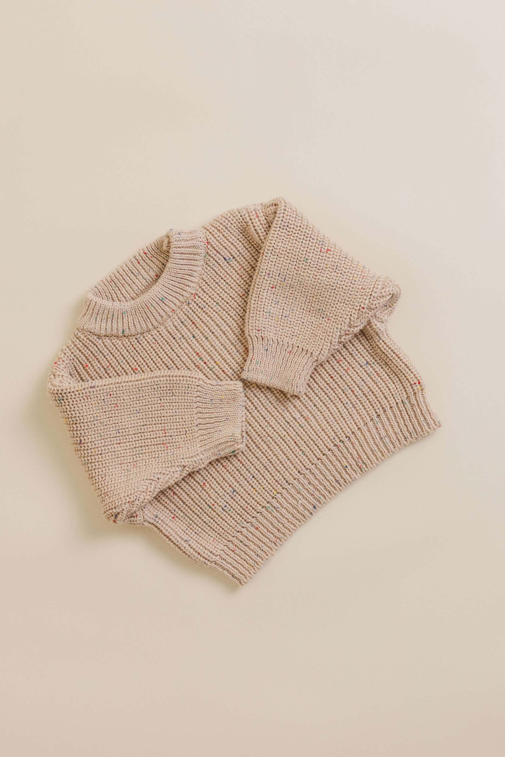 Sprinkle Knit Sweater - Hazelnut