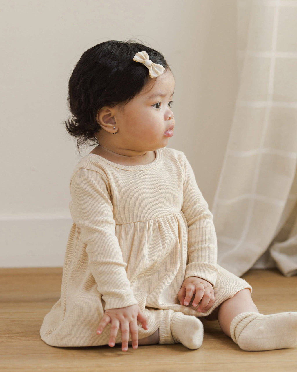 Melange Socks | Oatmeal, Rose