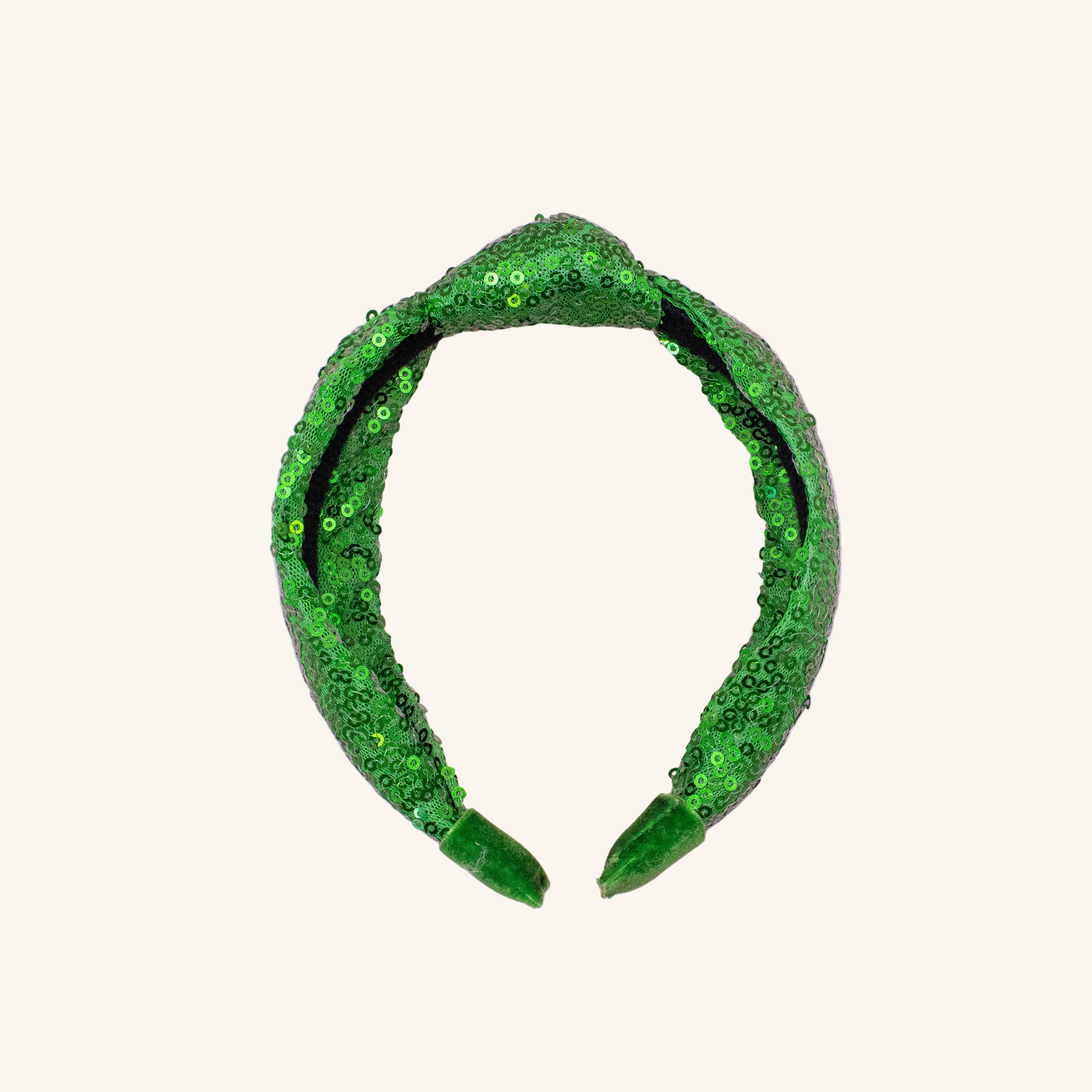 Knot Headband - Sequin | Green