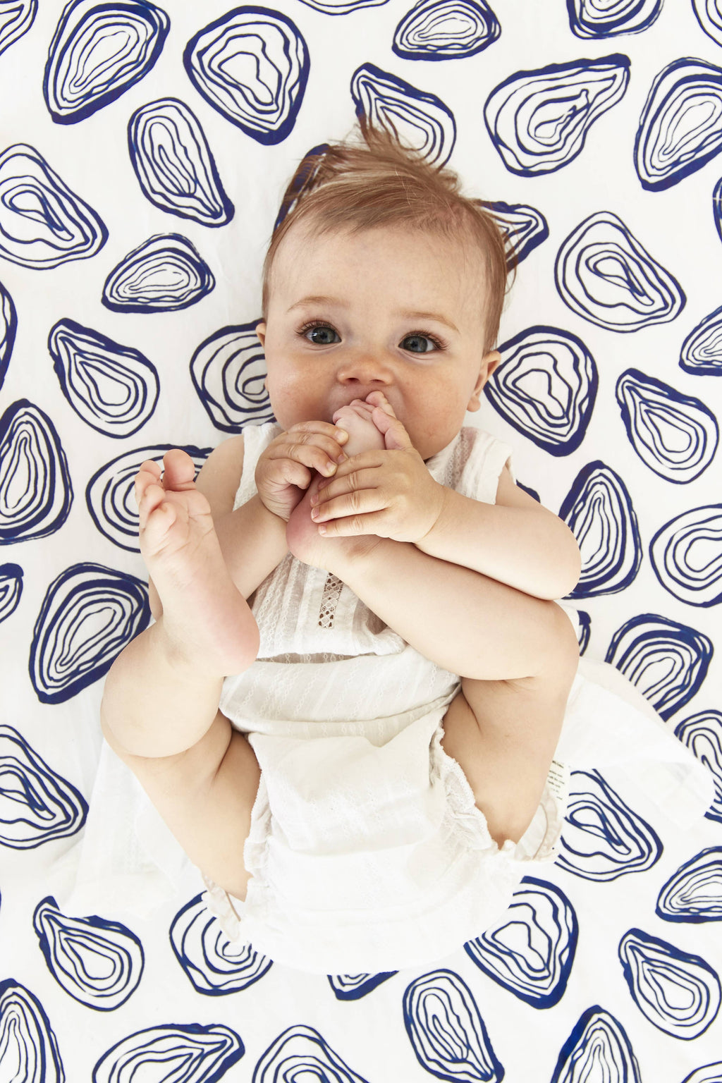 Crib Sheet - Oyster | Denim