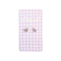 Colored Butterfly Earrings | Hypoallergenic & Screw-back