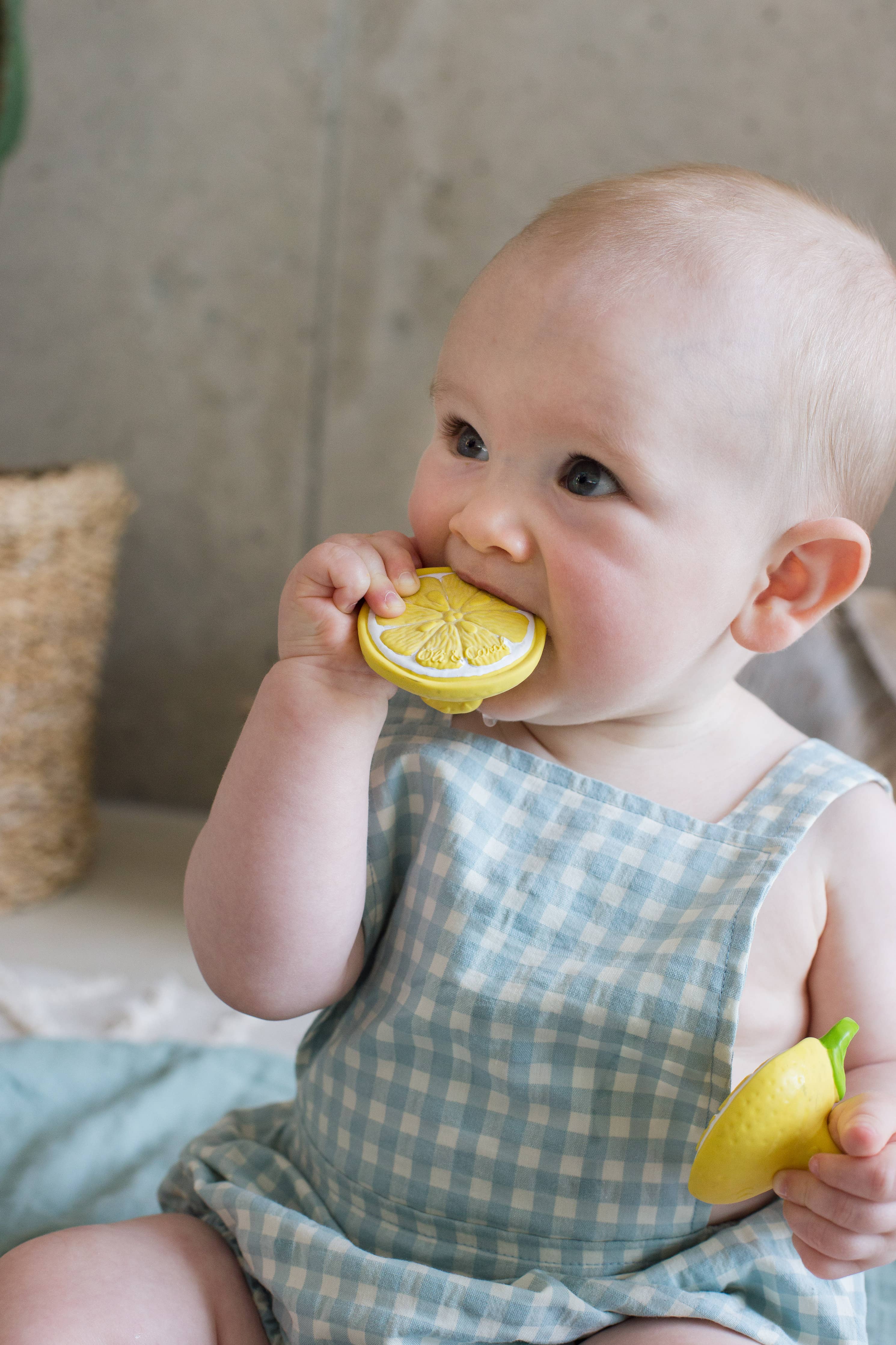 Lemon Mini Ergonomic Baby Teether