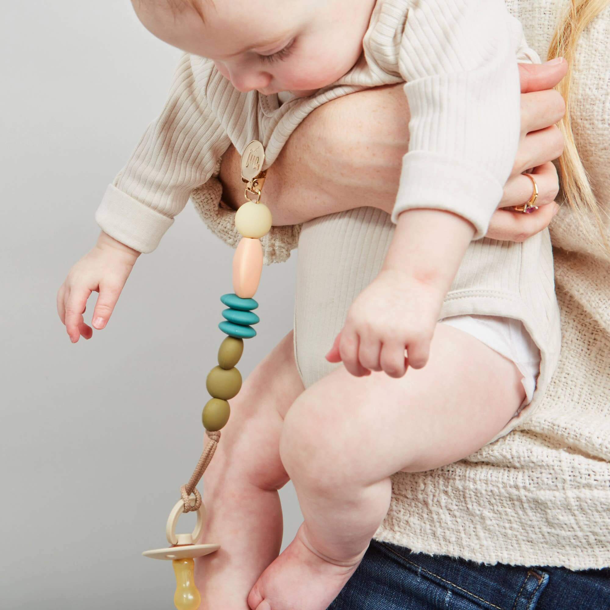 Dewdrop Pacifier Clip