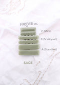 Mini Hair Clips - Sage