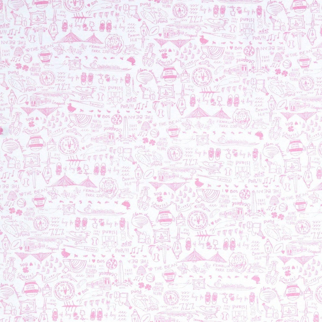 Boston Baby Blanket - Strawberry Ice Cream Pink