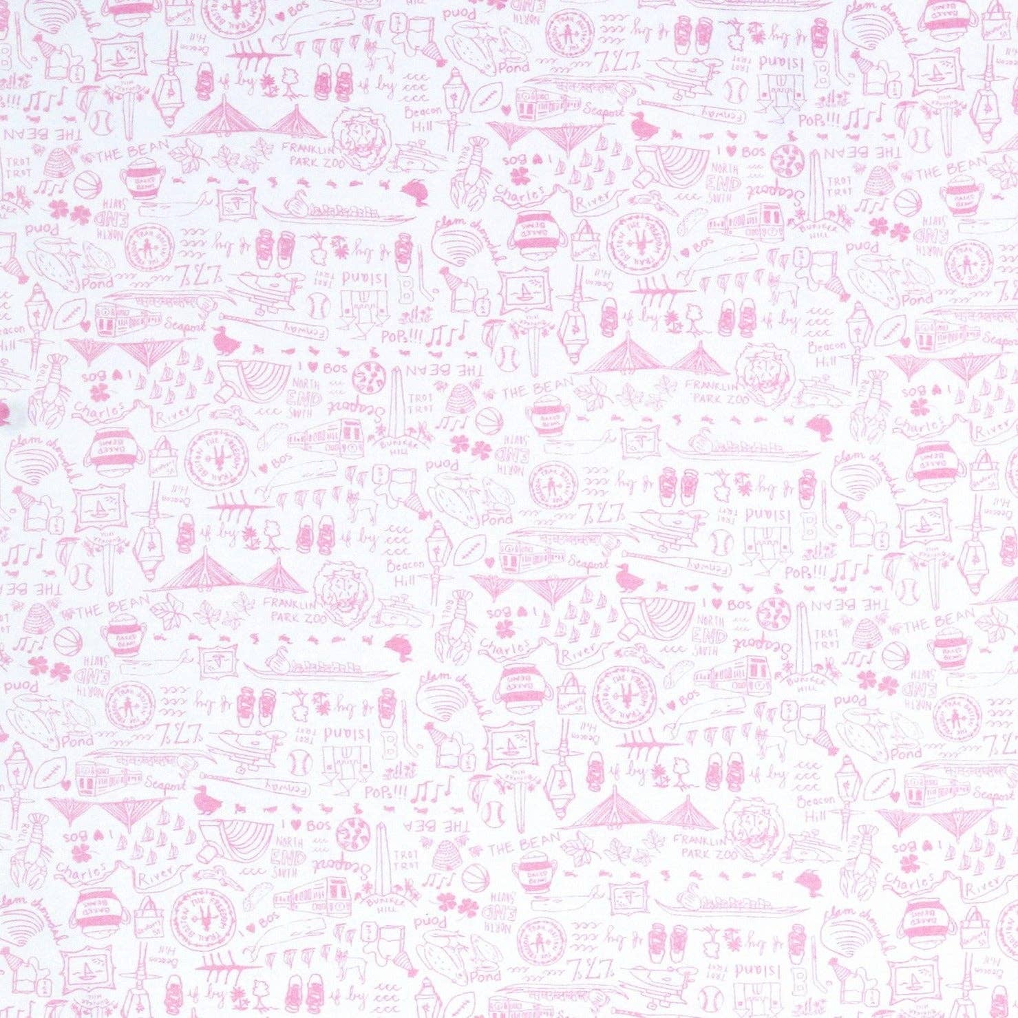 Boston Baby Blanket - Strawberry Ice Cream Pink