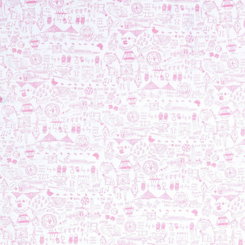 Boston Baby Blanket - Strawberry Ice Cream Pink