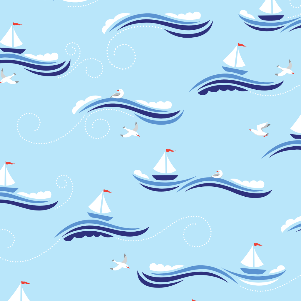 Cape Cod Sailboat Zippered Romper