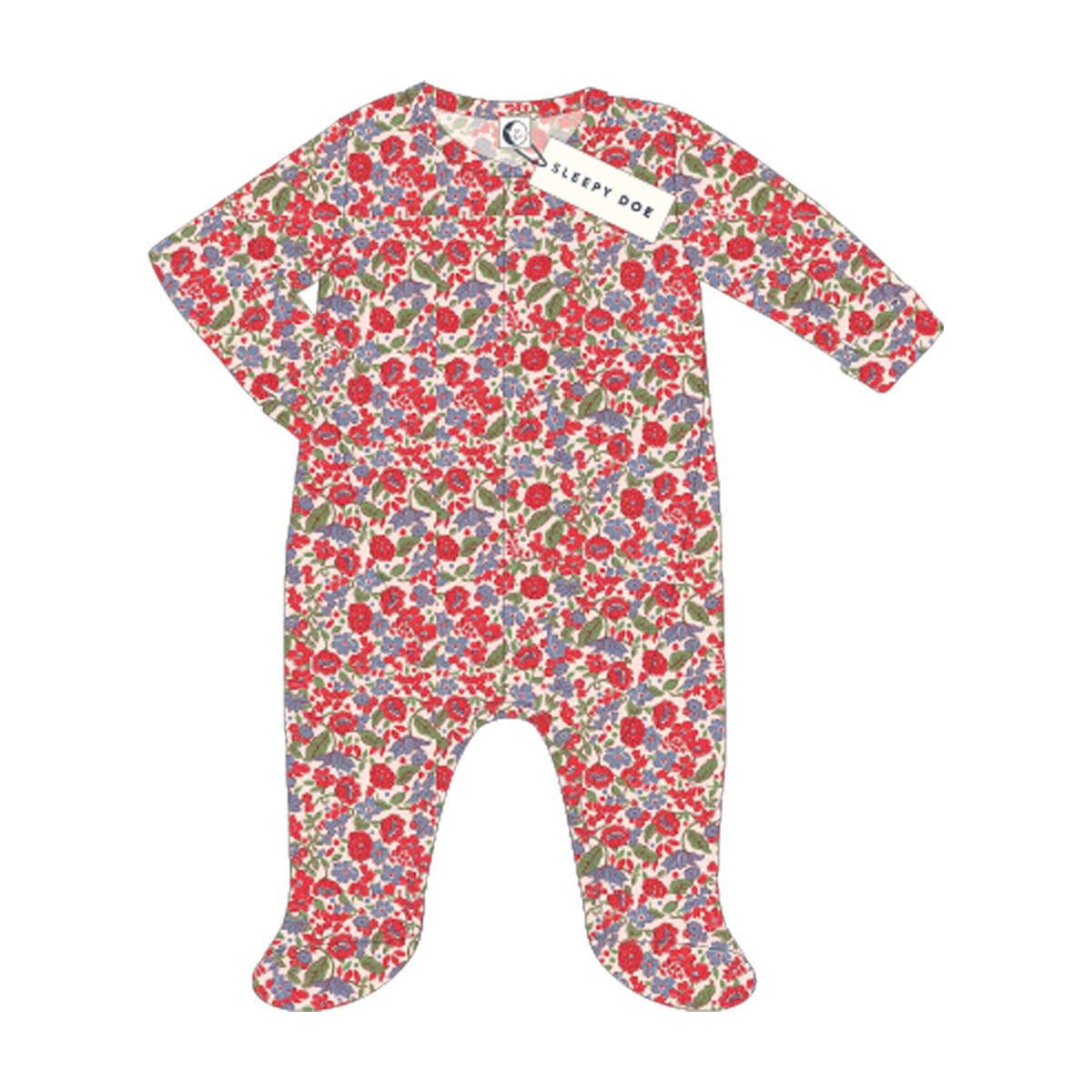 Baby Sleepsuit in Scarlett Floral