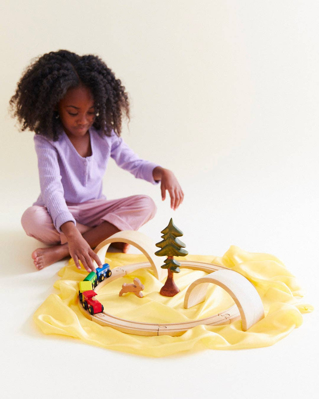 Playsilks - Open-Ended 100% Silk, Natural Waldorf Toys: Lavender