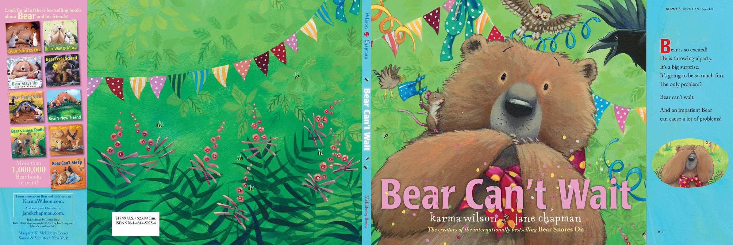 Bear Can't Wait by Karma Wilson