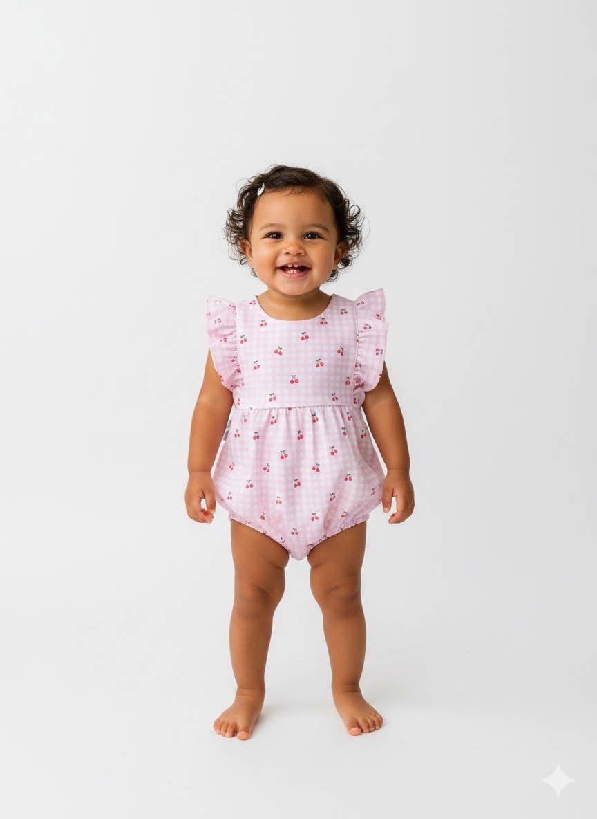 Cherries Pima Baby Bloomer