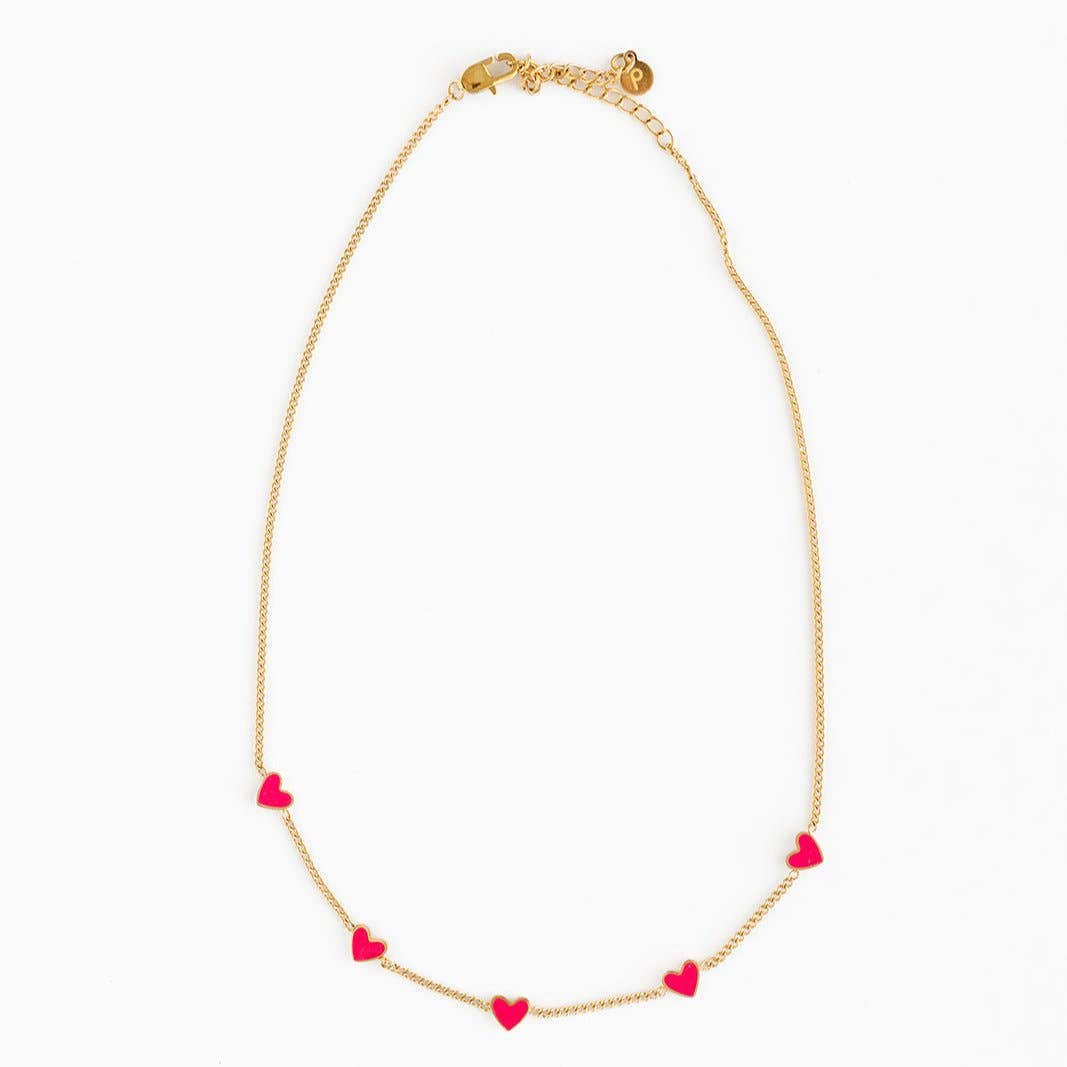Neon Heart Necklace