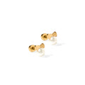 Screwback Stud Earrings - Heidi Pearl Bow