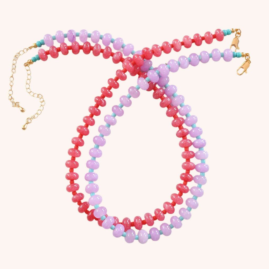 Gemstone Juice Necklaces | Watermelon Juice