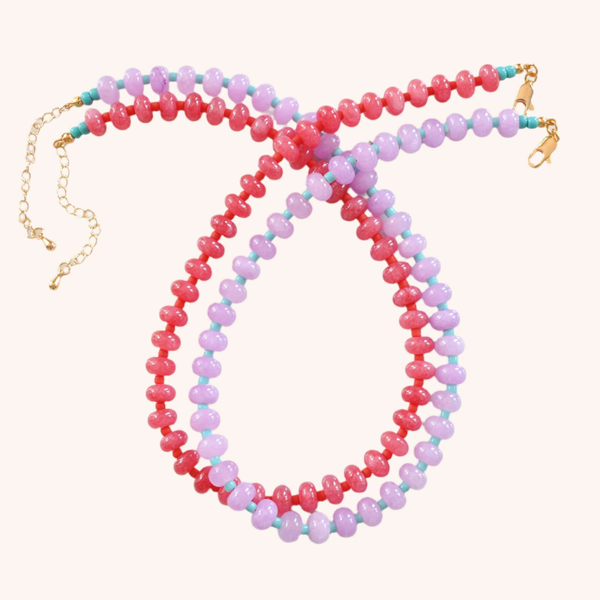 Gemstone Juice Necklaces | Watermelon Juice