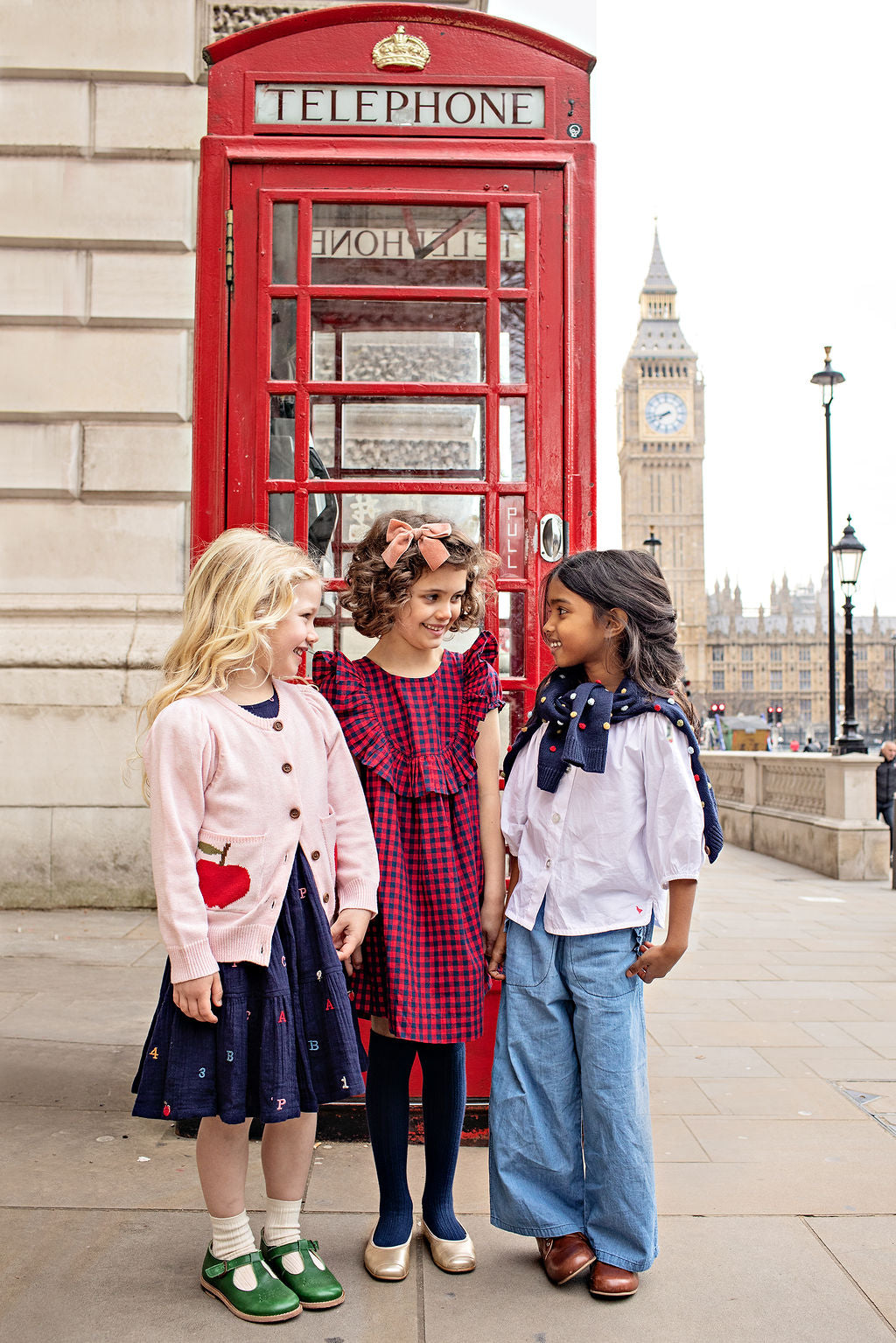 Girls Kit Dress - Alphabet Embroidery