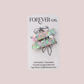 Mini Hair Clips - Glitter Sparkle Pastel