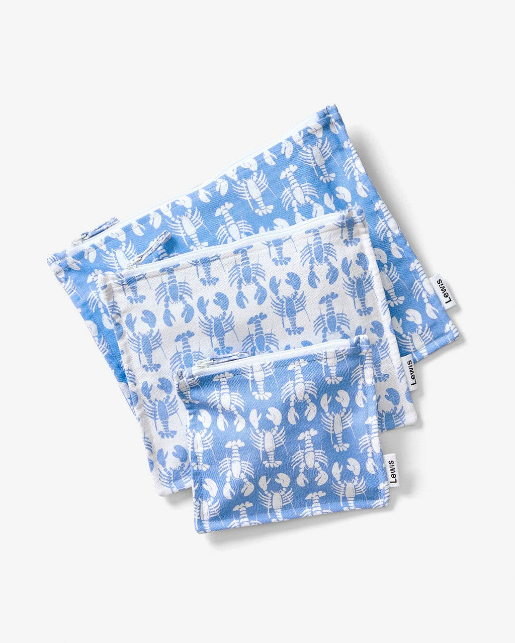 Zip Pouch Set - Lobster | Pacific