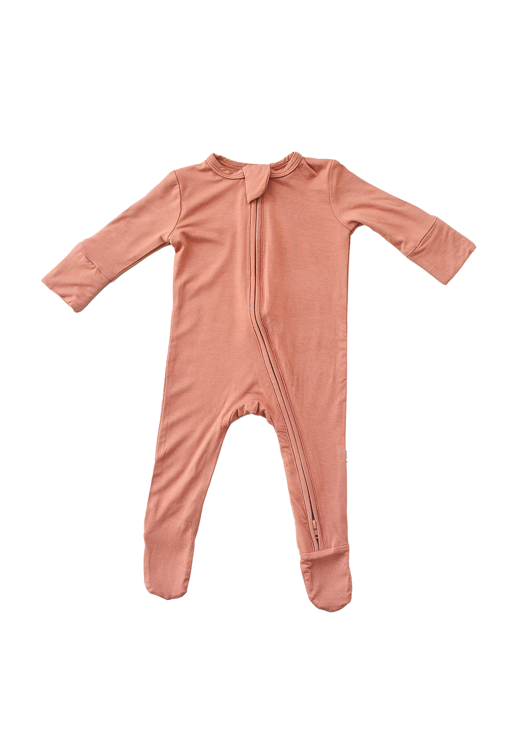 Zip Footie | Fog Grey