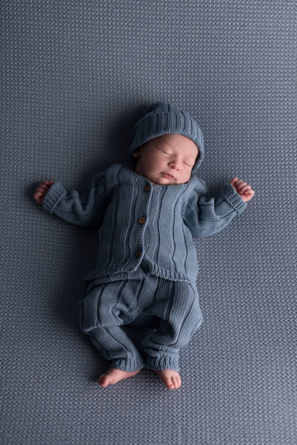 Organic Baby Hat in Jeans