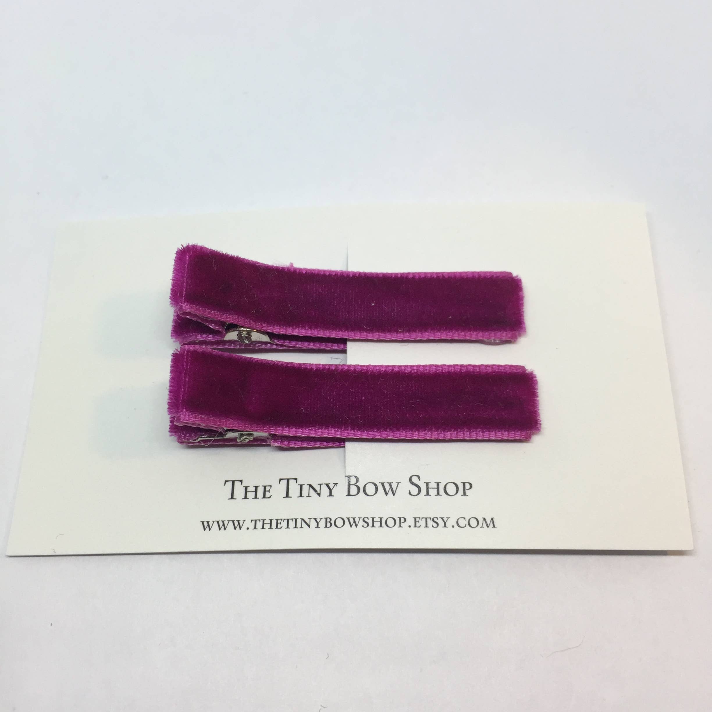 Boysenberry Velvet Hair Clip