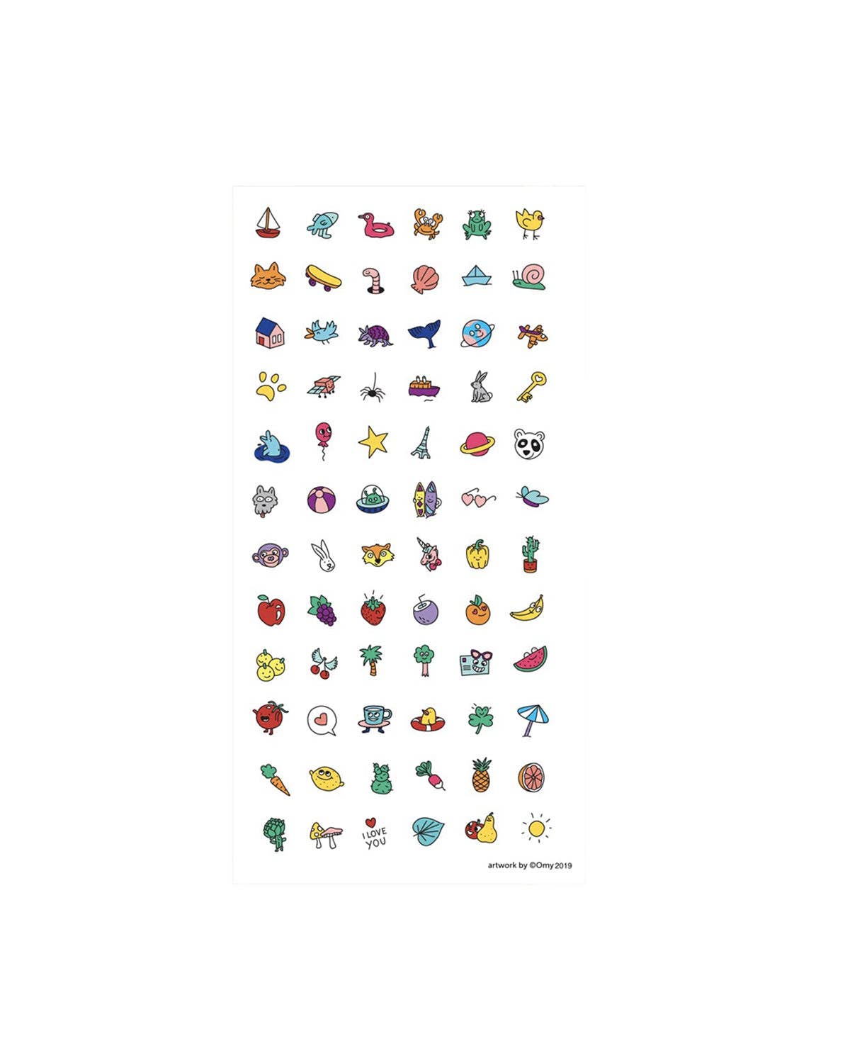 Nail Stickers - Happy