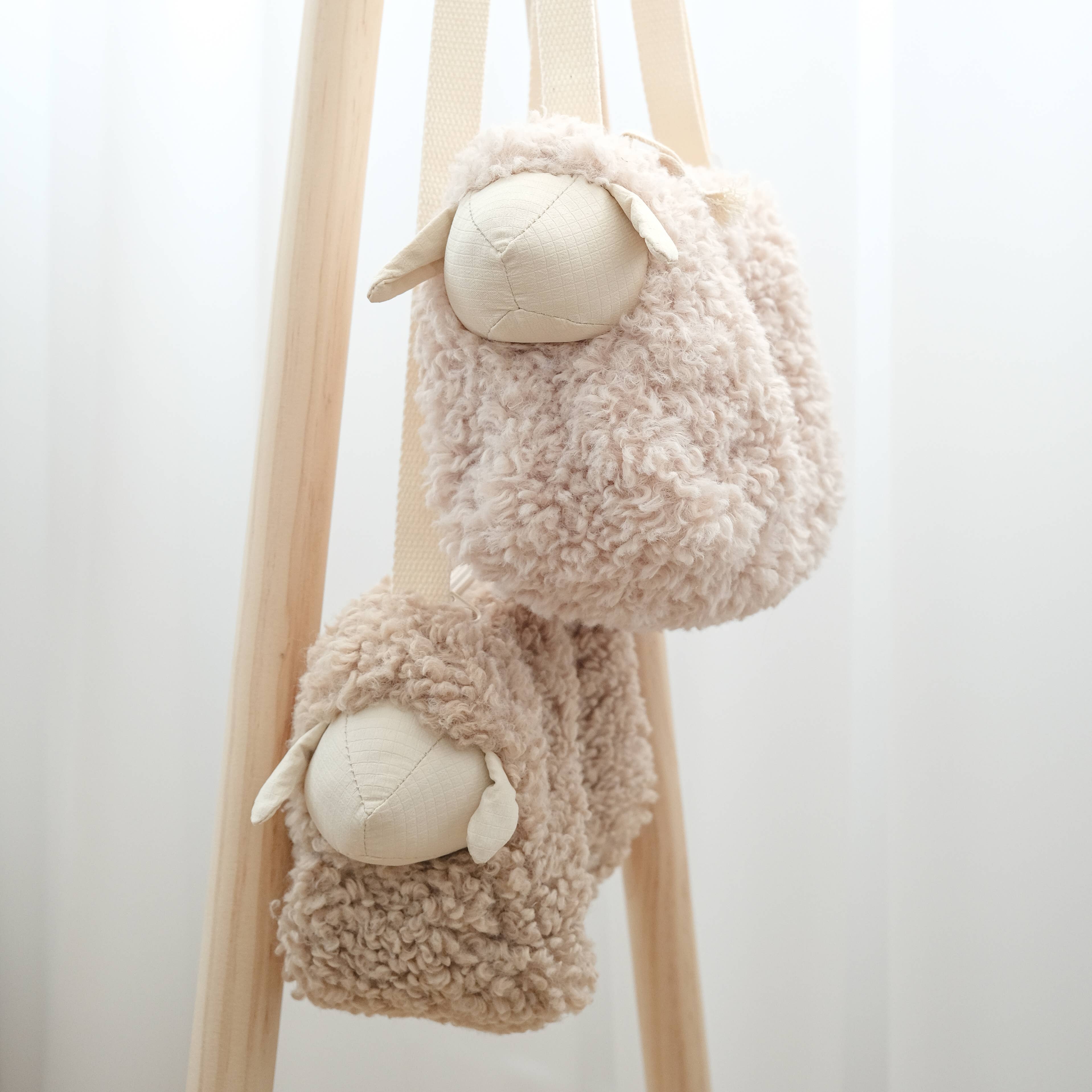 Baa Baa Sheep Sling Bag | Taupe