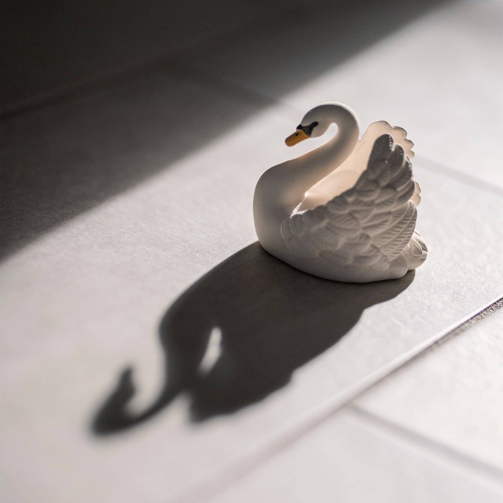 Natural rubber Bathtoy Swan - White | Small