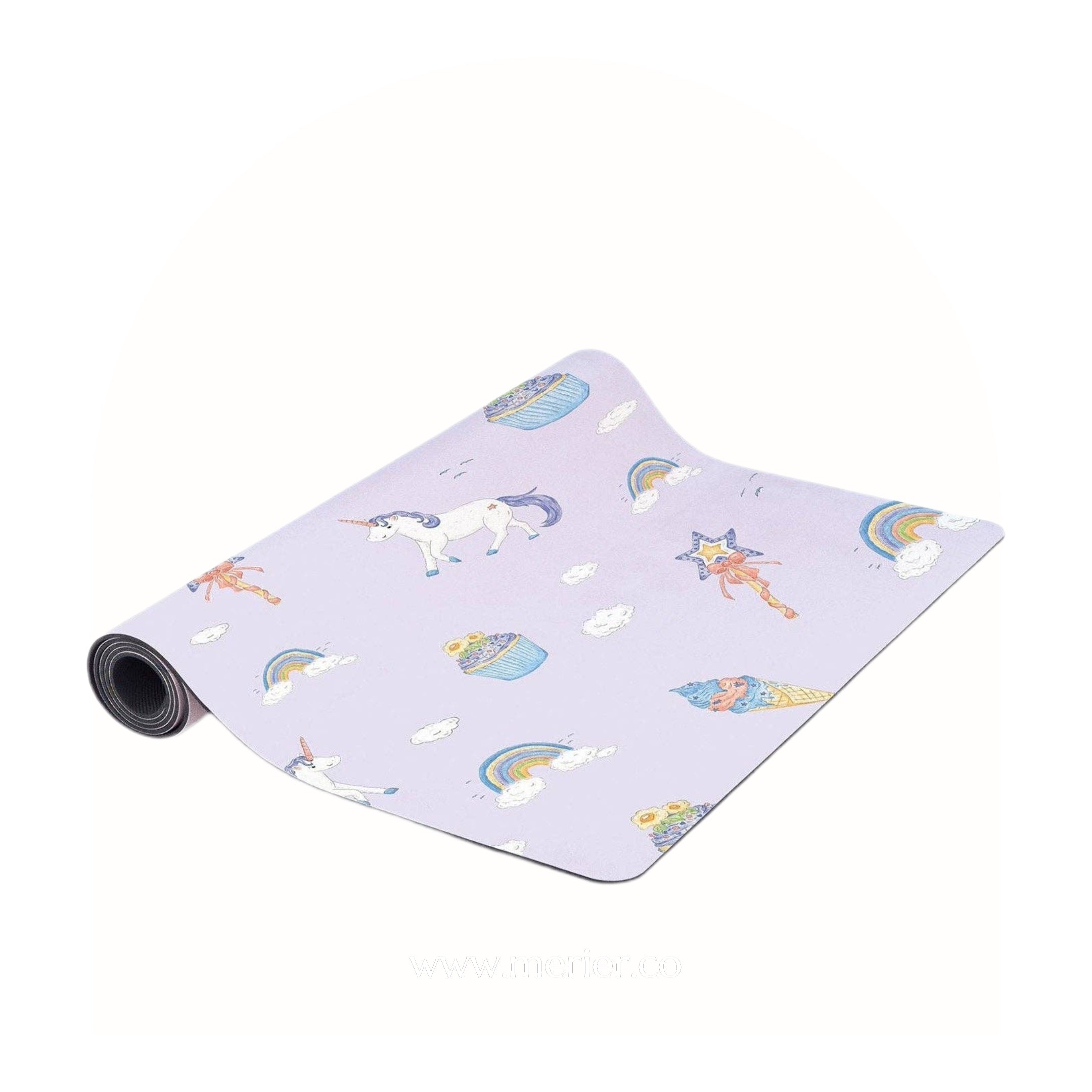 Printed Kids Yoga Mats - Enchanted Print