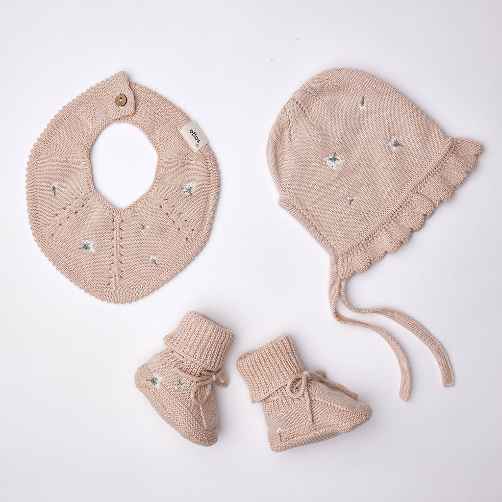 Gift Set - Flowers on Mellow Rose