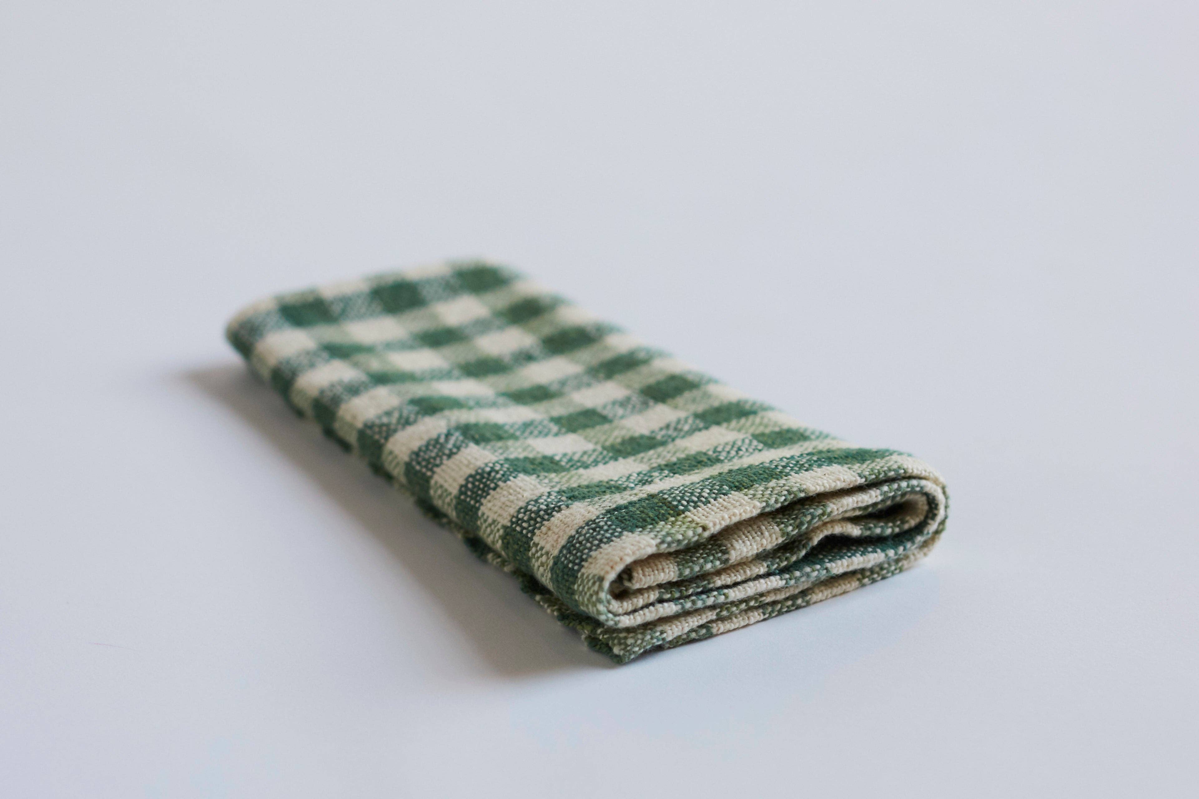Everyday Handwoven Hand Towel Green