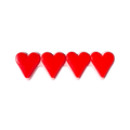 Hearts Hair Clip