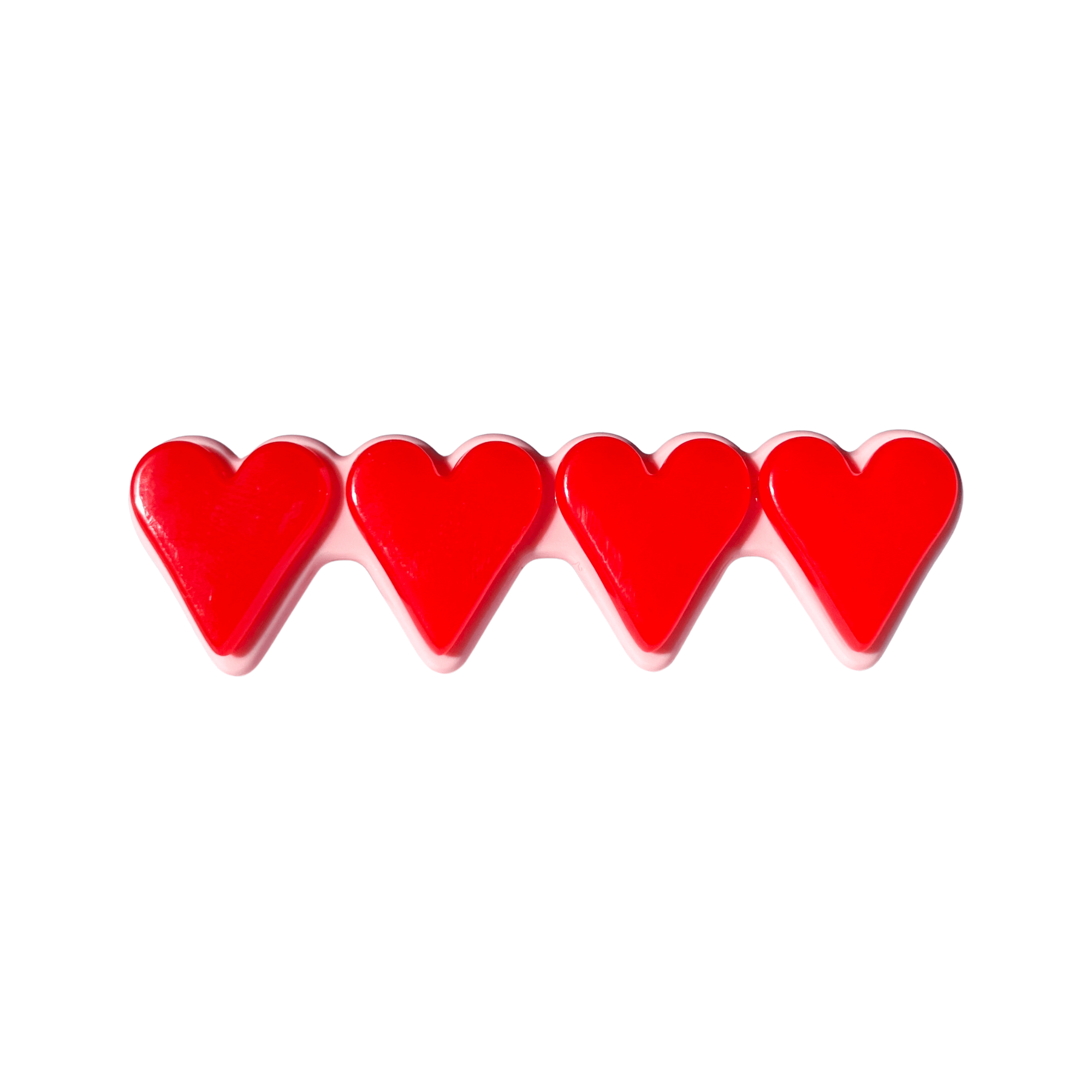 Hearts Hair Clip