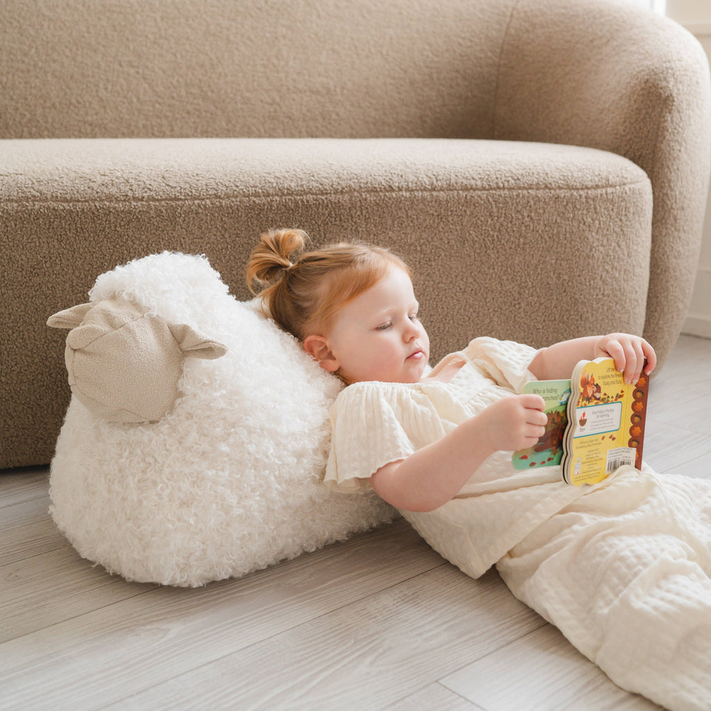 Baa Baa Sheep Pouff | Cream