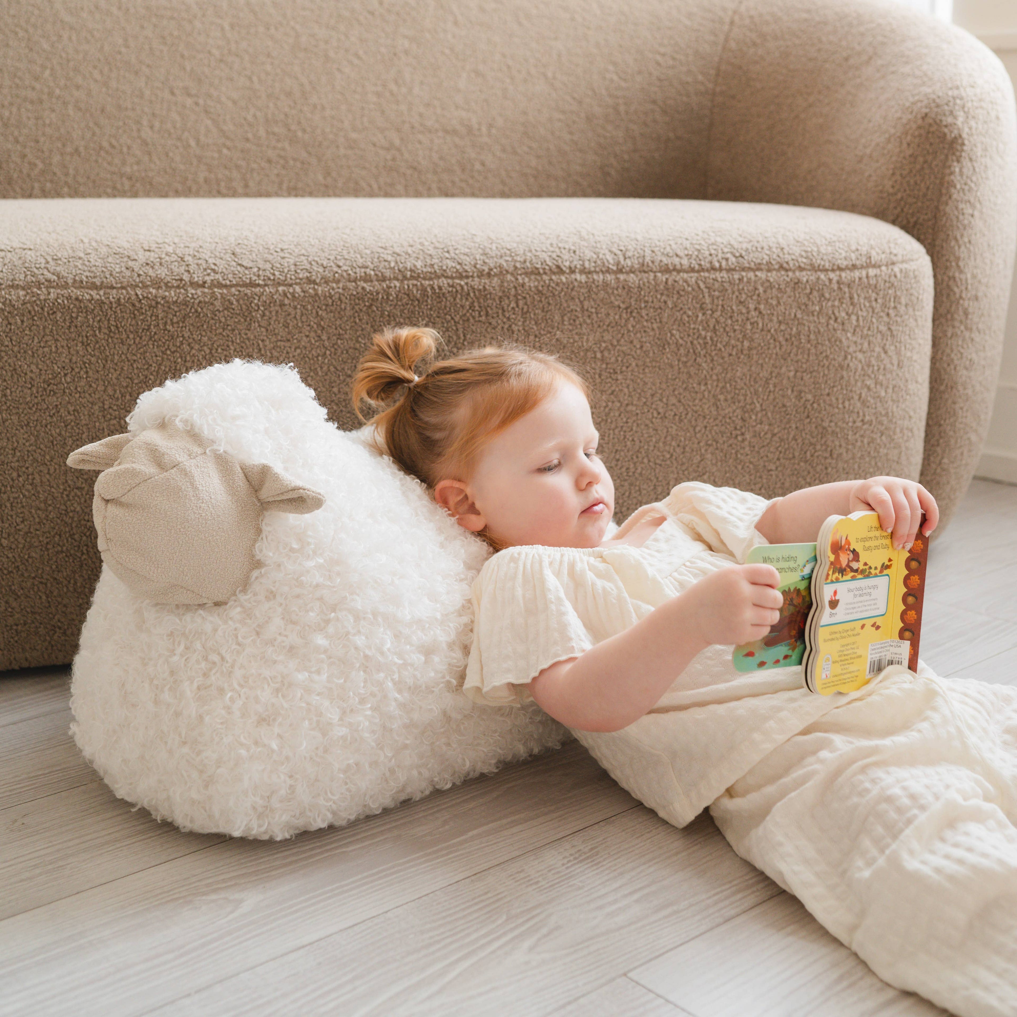 Baa Baa Sheep Pouff | Cream