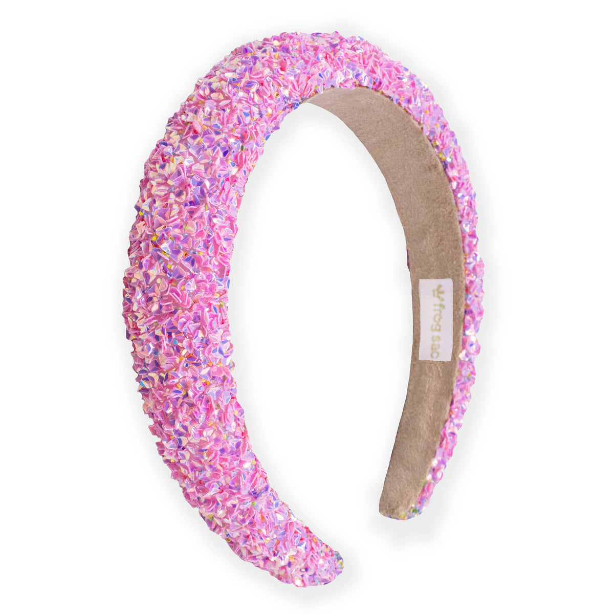 Chunky Sequin Headband - Pink