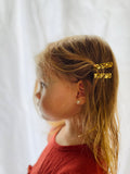 Mini Hair Clips - Gold