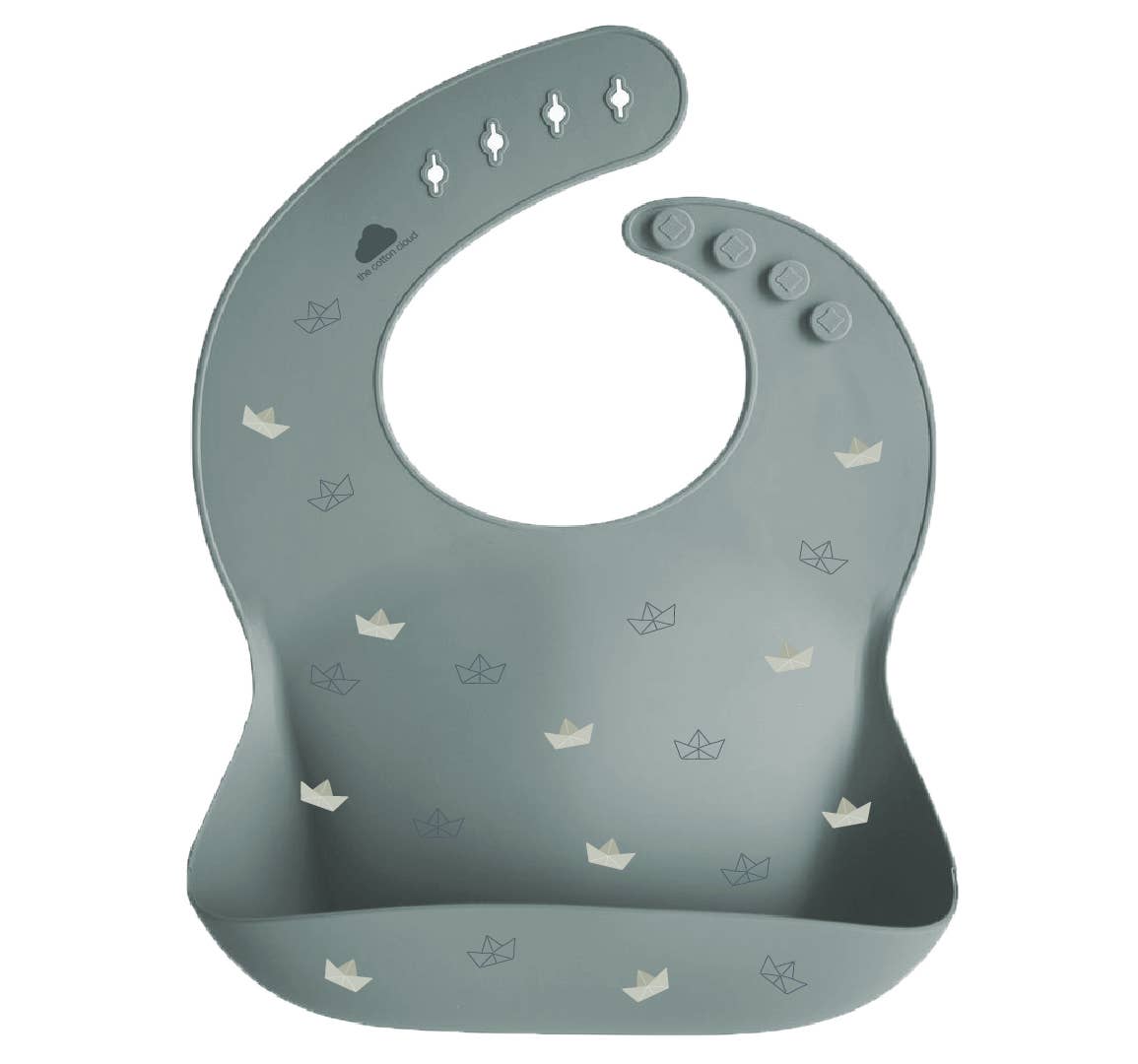 Origami Boats Bib