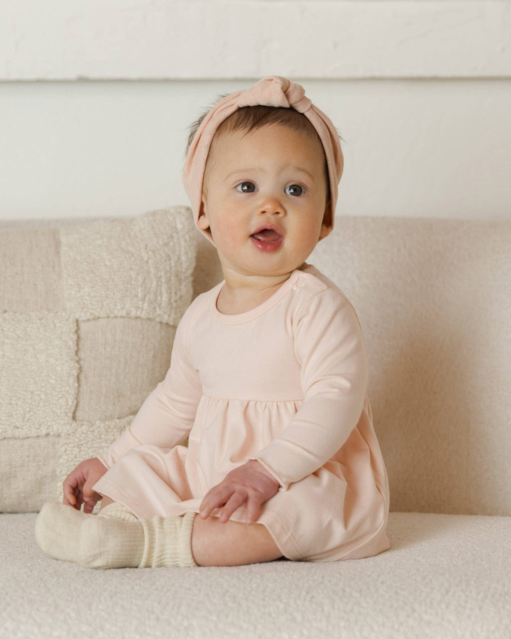 Longsleeve Baby Dress | Petal