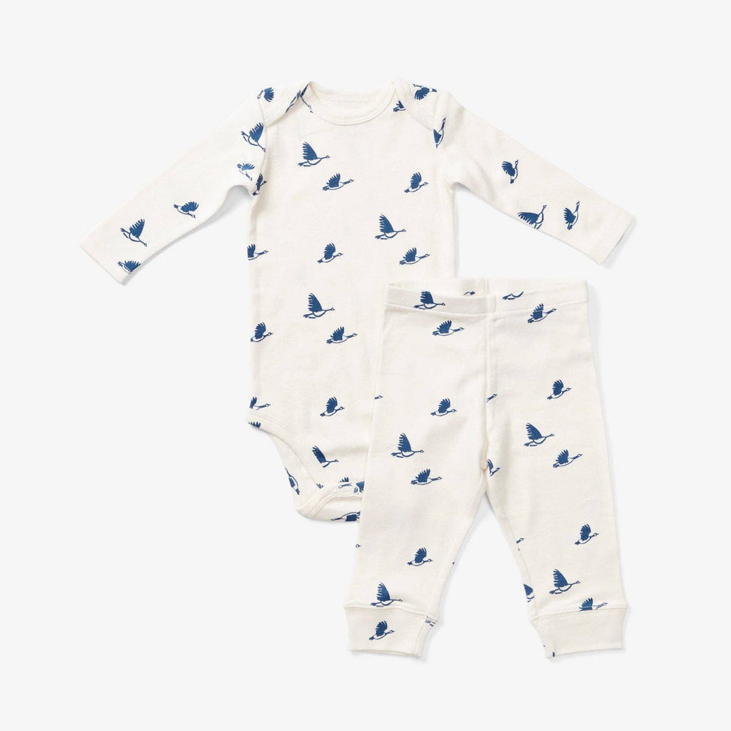 Onesie + Pant Set - Geese | Denim